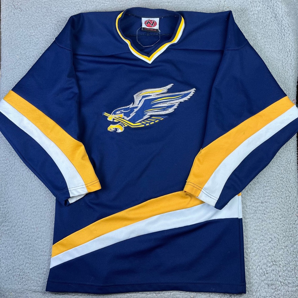 Hermantown Hawks Hockey Jersey Minnesota Highschool K1 Sportswear Mens Small